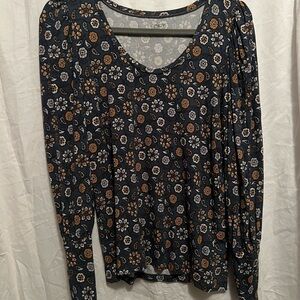 Floral Long Sleeve Top
